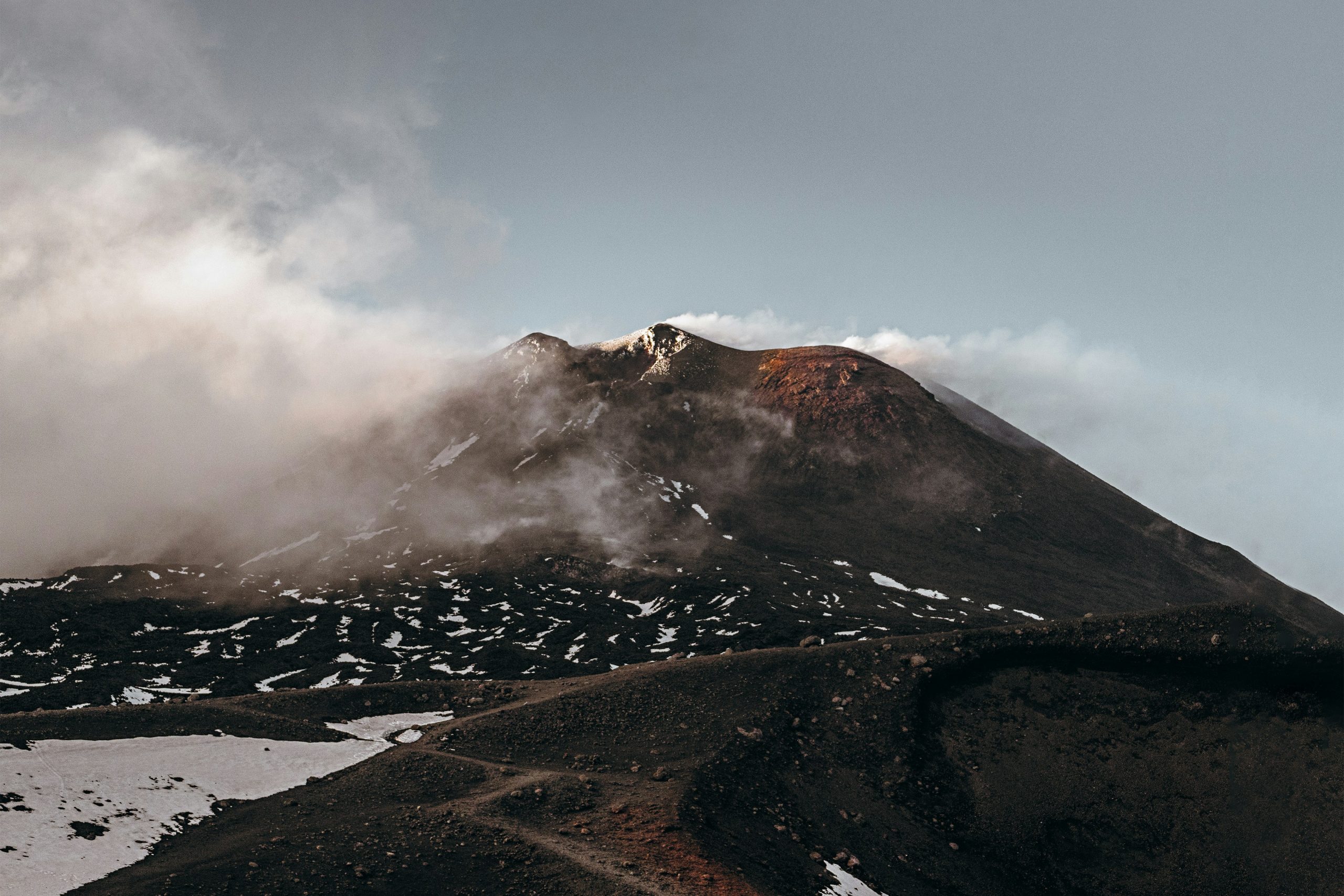 Mount Etna landscape view